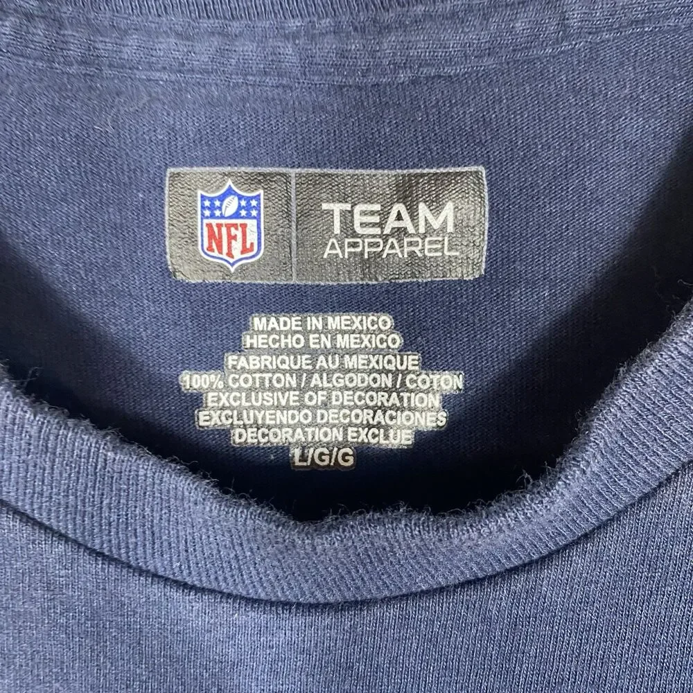 Houston Texans Men's T-Shirt size Small Blue NFL Team Apparel - Picture 5 of 8